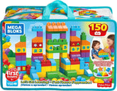 MEGA BLOKS 150 Toddlers Blocks Learning Toy Building Set, Let's Get Learning! For Toddlers 1-3